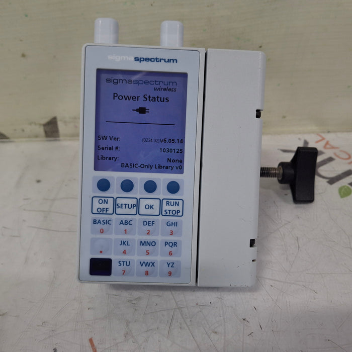 Baxter Baxter Sigma Spectrum 6.05.14 with A/B/G/N Battery Infusion Pump Infusion Pump reLink Medical