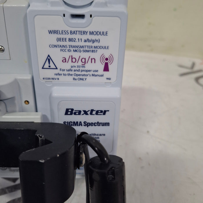 Baxter Baxter Sigma Spectrum 6.05.14 with A/B/G/N Battery Infusion Pump Infusion Pump reLink Medical
