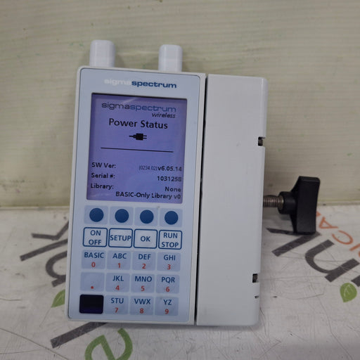 Baxter Baxter Sigma Spectrum 6.05.14 with A/B/G/N Battery Infusion Pump Infusion Pump reLink Medical