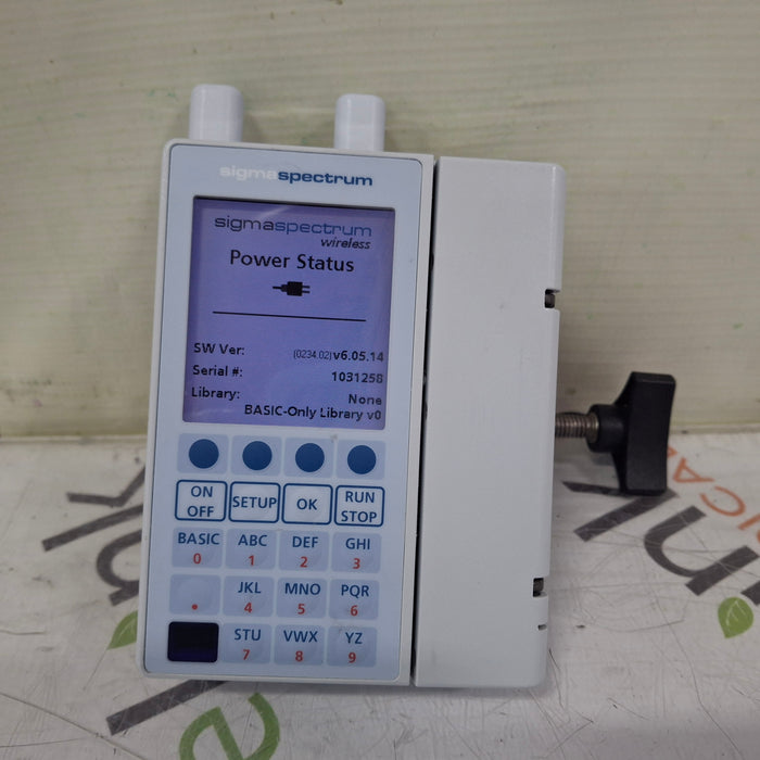 Baxter Baxter Sigma Spectrum 6.05.14 with A/B/G/N Battery Infusion Pump Infusion Pump reLink Medical