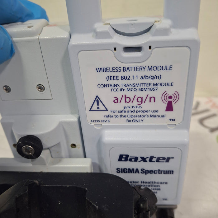 Baxter Baxter Sigma Spectrum 6.05.14 with A/B/G/N Battery Infusion Pump Infusion Pump reLink Medical