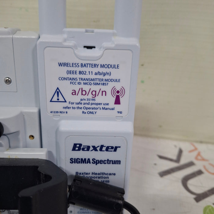 Baxter Baxter Sigma Spectrum 6.05.14 with A/B/G/N Battery Infusion Pump Infusion Pump reLink Medical