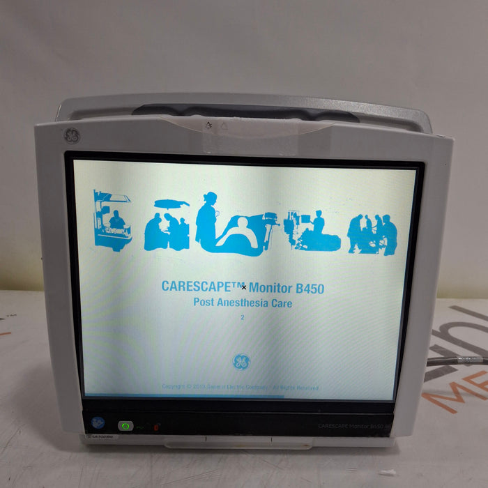 GE Healthcare GE Healthcare Carescape B450 Post Anesthesia Care Patient Monitor Patient Monitors reLink Medical