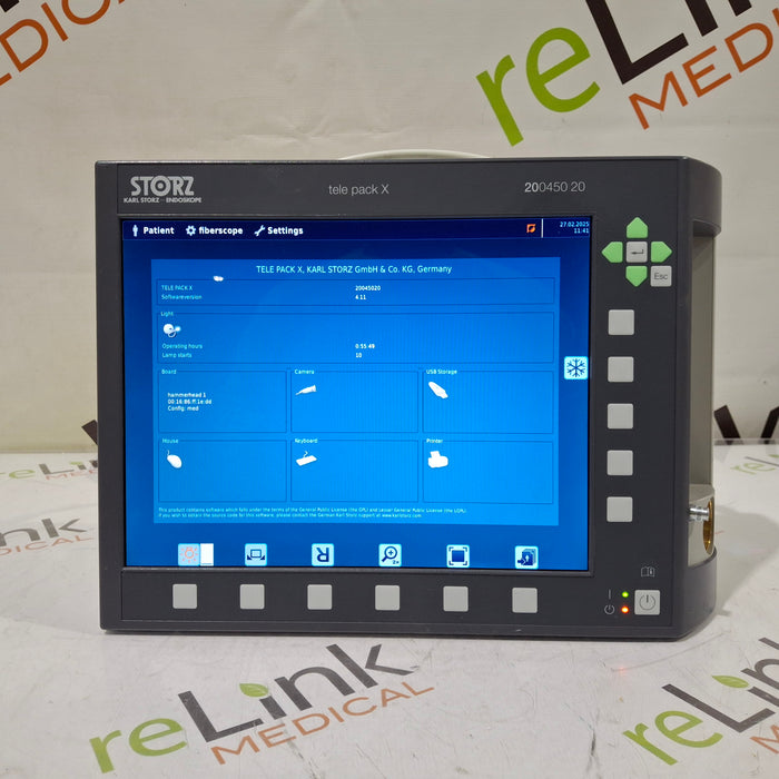 Karl Storz Karl Storz Tele Pack X 200450 20 Endoscopic Video Unit Rigid Endoscopy reLink Medical