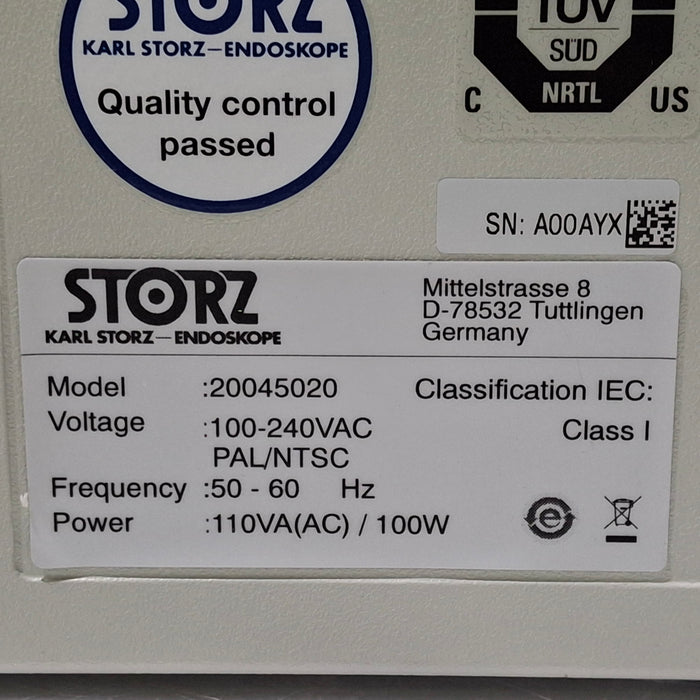 Karl Storz Karl Storz Tele Pack X 200450 20 Endoscopic Video Unit Rigid Endoscopy reLink Medical