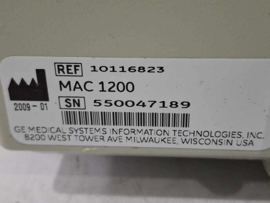 GE Healthcare GE Healthcare MAC 1200 ECG Cardiology reLink Medical