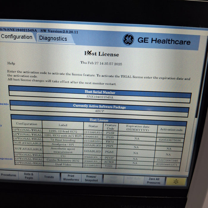 GE Healthcare GE Healthcare Carescape B450 Emergency Care Patient Monitor Patient Monitors reLink Medical