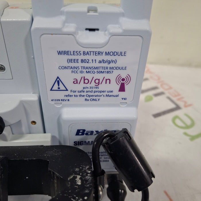 Baxter Baxter Sigma Spectrum 6.05.14 with A/B/G/N Battery Infusion Pump Infusion Pump reLink Medical