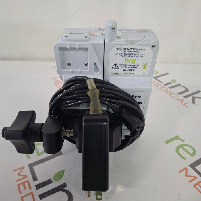 Baxter Baxter Sigma Spectrum 8.01.00 with B/G Battery Infusion Pump Infusion Pump reLink Medical