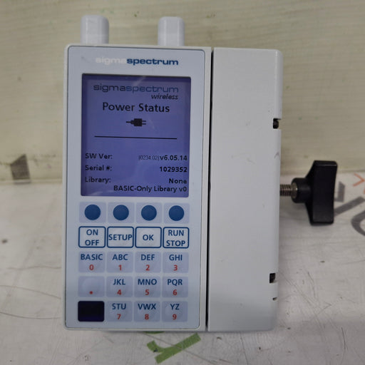 Baxter Baxter Sigma Spectrum 6.05.14 with A/B/G/N Battery Infusion Pump Infusion Pump reLink Medical