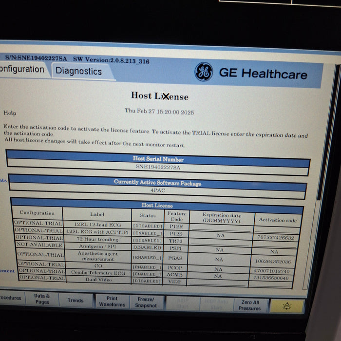 GE Healthcare GE Healthcare Carescape B450 Post Anesthesia Care Patient Monitor Patient Monitors reLink Medical