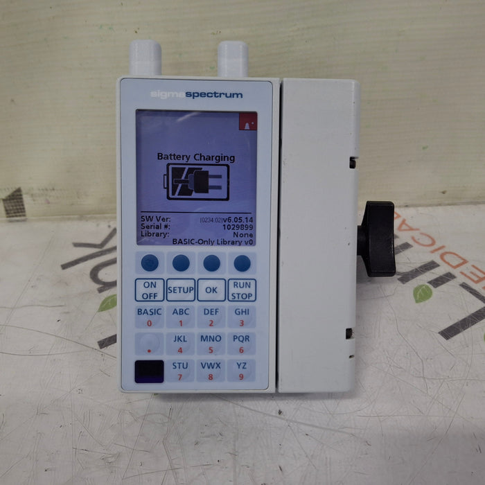 Baxter Baxter Sigma Spectrum 6.05.14 with A/B/G/N Battery Infusion Pump Infusion Pump reLink Medical