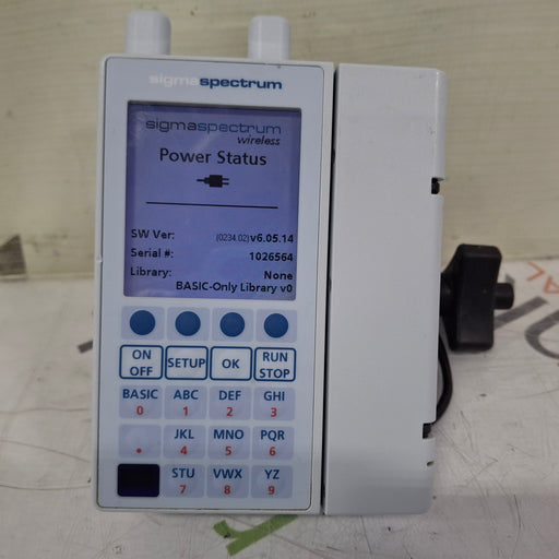 Baxter Baxter Sigma Spectrum 6.05.14 with A/B/G/N Battery Infusion Pump Infusion Pump reLink Medical