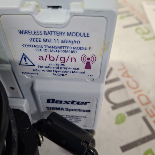 Baxter Baxter Sigma Spectrum 6.05.14 with A/B/G/N Battery Infusion Pump Infusion Pump reLink Medical