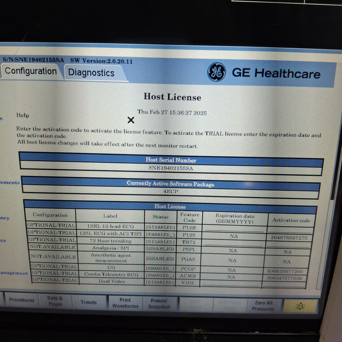 GE Healthcare GE Healthcare Carescape B450 Emergency Care Patient Monitor Patient Monitors reLink Medical