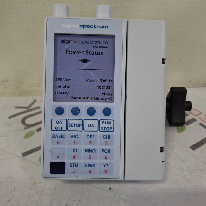 Baxter Baxter Sigma Spectrum 6.05.14 with A/B/G/N Battery Infusion Pump Infusion Pump reLink Medical
