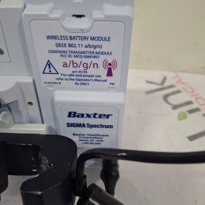 Baxter Baxter Sigma Spectrum 6.05.14 with A/B/G/N Battery Infusion Pump Infusion Pump reLink Medical