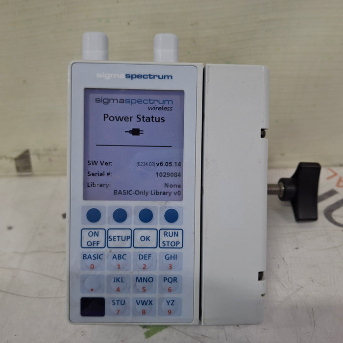 Baxter Baxter Sigma Spectrum 6.05.14 with A/B/G/N Battery Infusion Pump Infusion Pump reLink Medical