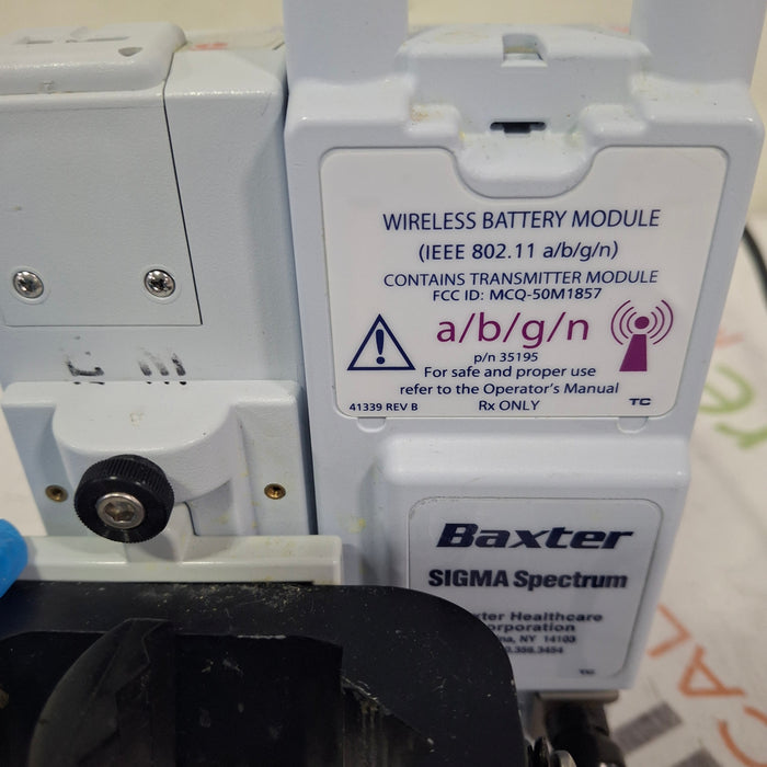Baxter Baxter Sigma Spectrum 6.05.14 with A/B/G/N Battery Infusion Pump Infusion Pump reLink Medical