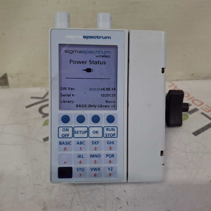 Baxter Baxter Sigma Spectrum 6.05.14 with A/B/G/N Battery Infusion Pump Infusion Pump reLink Medical