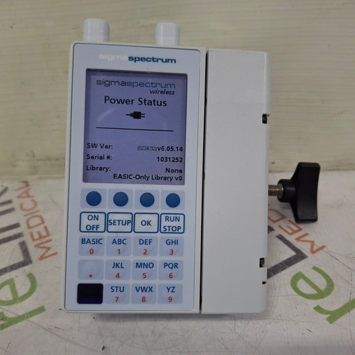 Baxter Baxter Sigma Spectrum 6.05.14 with A/B/G/N Battery Infusion Pump Infusion Pump reLink Medical
