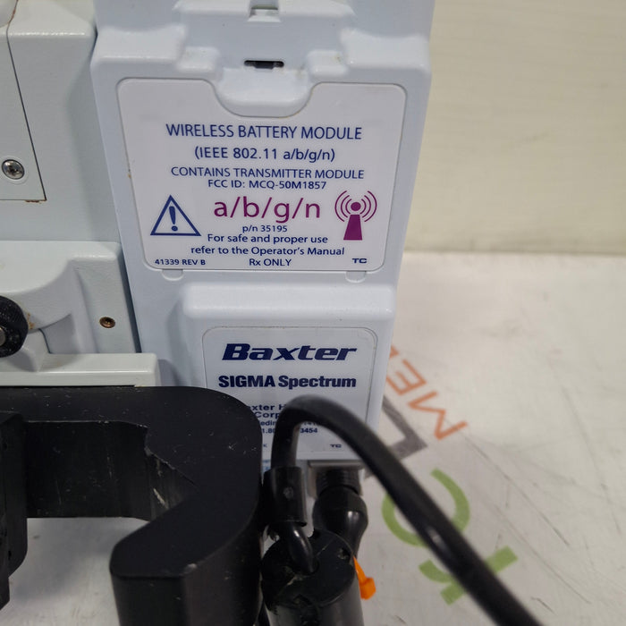Baxter Baxter Sigma Spectrum 6.05.14 with A/B/G/N Battery Infusion Pump Infusion Pump reLink Medical