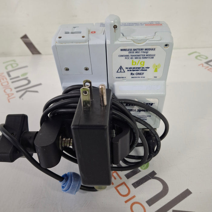 Baxter Baxter Sigma Spectrum 8.01.00 with B/G Battery Infusion Pump Infusion Pump reLink Medical