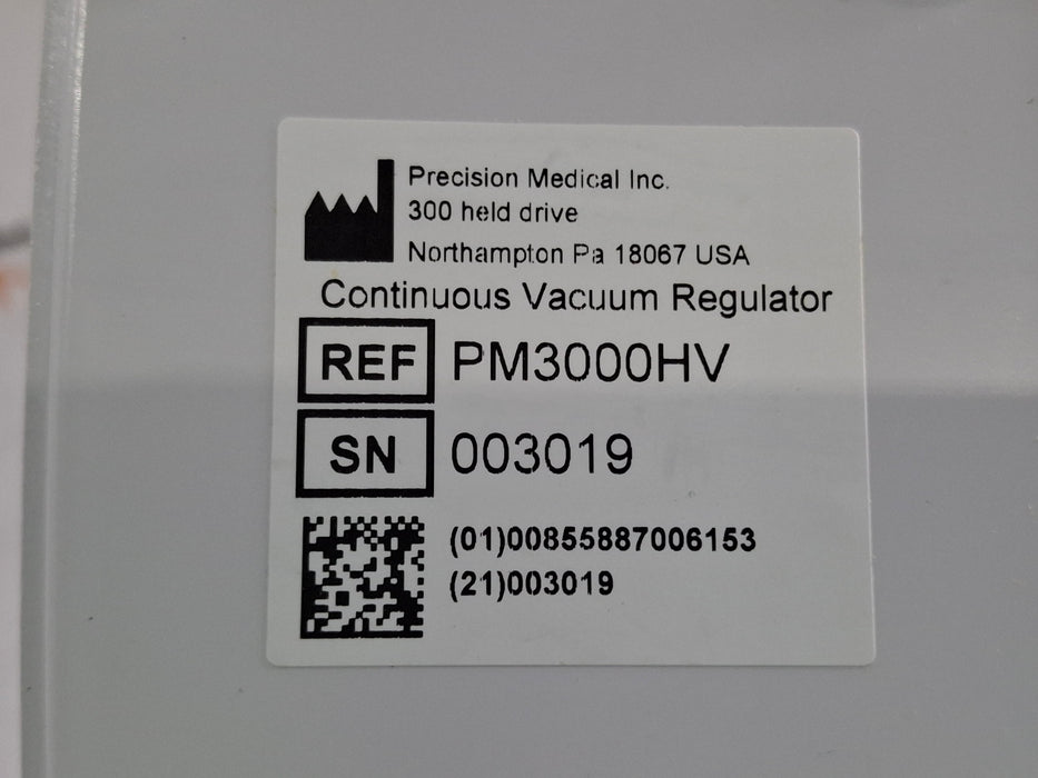 Precision Medical Precision Medical PM3100HV Suction Regulator Respiratory reLink Medical
