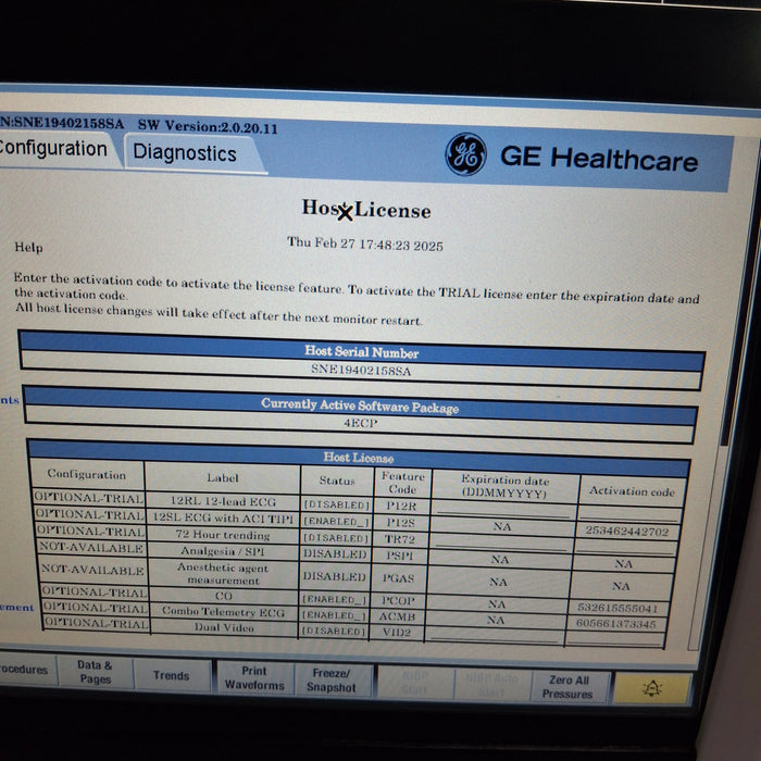 GE Healthcare GE Healthcare Carescape B450 Emergency Care Patient Monitor Patient Monitors reLink Medical