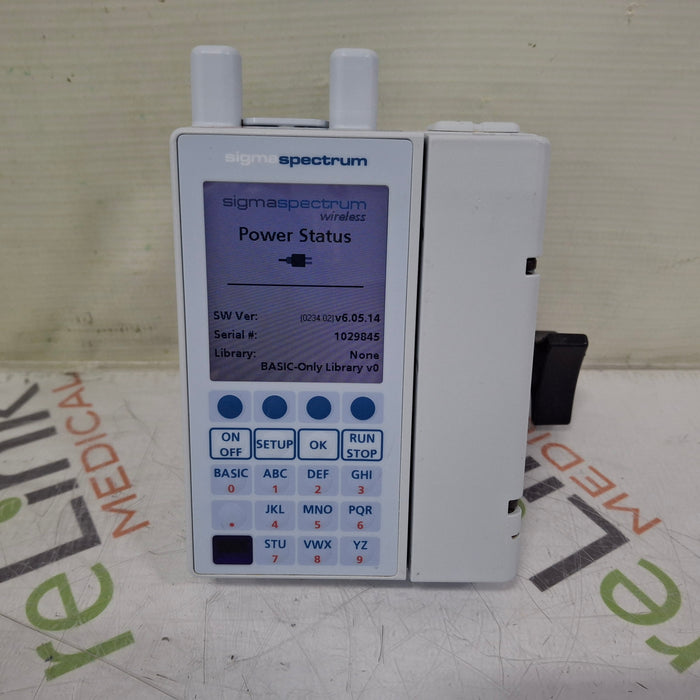 Baxter Baxter Sigma Spectrum 6.05.14 with A/B/G/N Battery Infusion Pump Infusion Pump reLink Medical