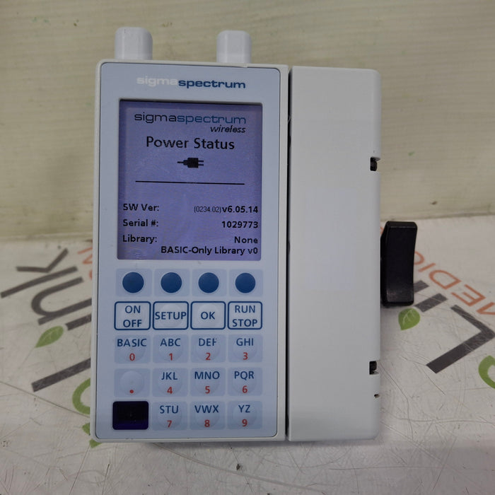 Baxter Baxter Sigma Spectrum 6.05.14 with A/B/G/N Battery Infusion Pump Infusion Pump reLink Medical