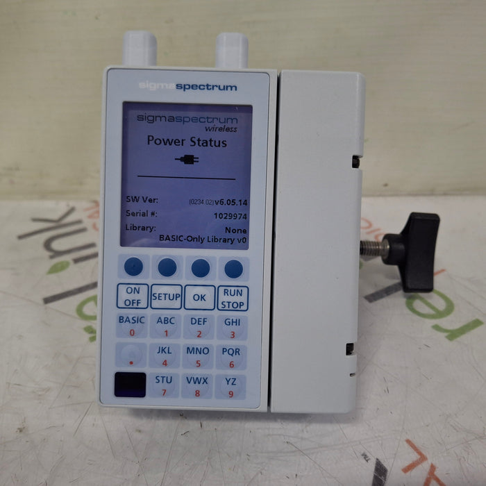 Baxter Baxter Sigma Spectrum 6.05.14 with A/B/G/N Battery Infusion Pump Infusion Pump reLink Medical