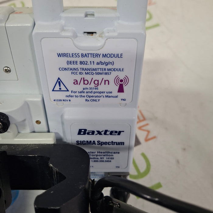 Baxter Baxter Sigma Spectrum 6.05.14 with A/B/G/N Battery Infusion Pump Infusion Pump reLink Medical