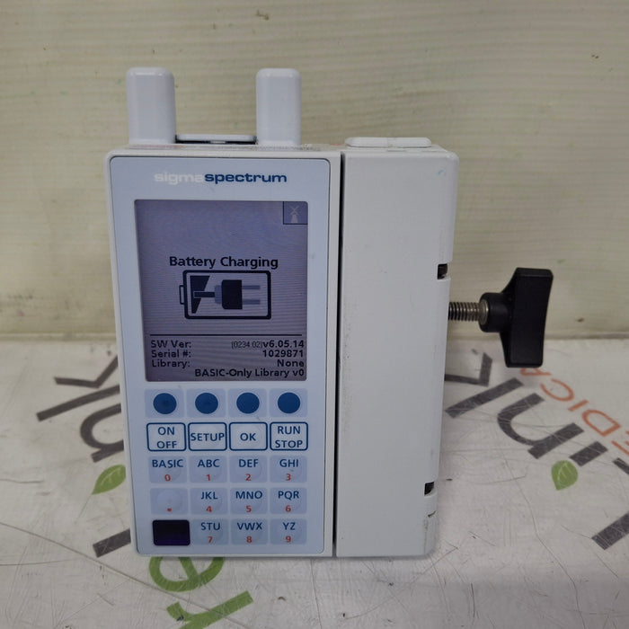 Baxter Baxter Sigma Spectrum 6.05.14 with A/B/G/N Battery Infusion Pump Infusion Pump reLink Medical