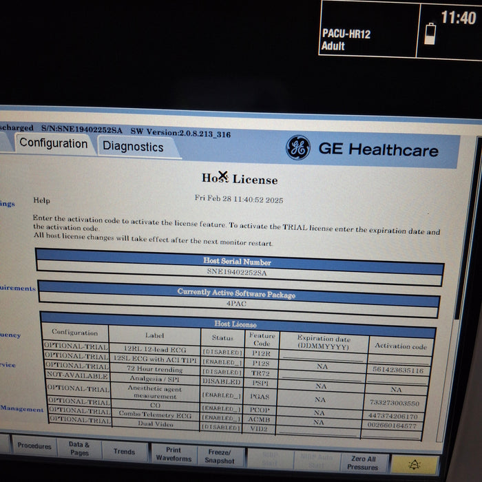 GE Healthcare GE Healthcare Carescape B450 Post Anesthesia Care Patient Monitor Patient Monitors reLink Medical