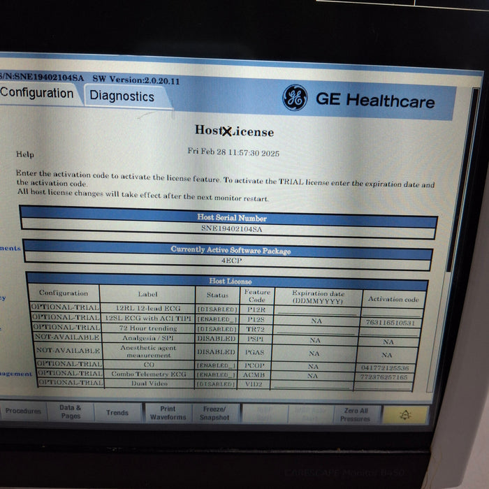 GE Healthcare GE Healthcare Carescape B450 Emergency Care Patient Monitor Patient Monitors reLink Medical