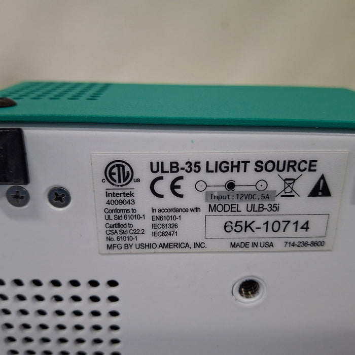 USHIO America. Inc. USHIO America. Inc. Midori ULB-35 Fiber Optic Light Source Surgical Equipment reLink Medical
