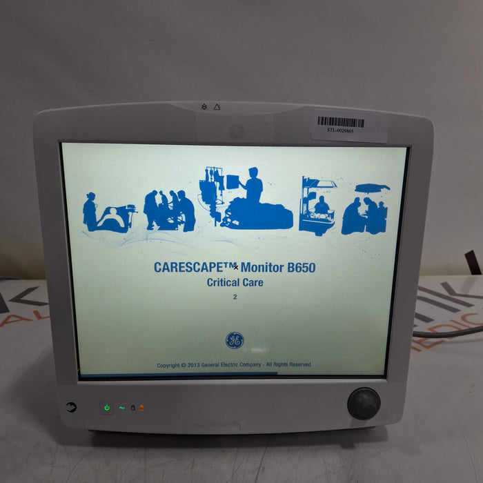 GE Healthcare GE Healthcare Carescape B650 Critical Care Patient Monitor Patient Monitors reLink Medical