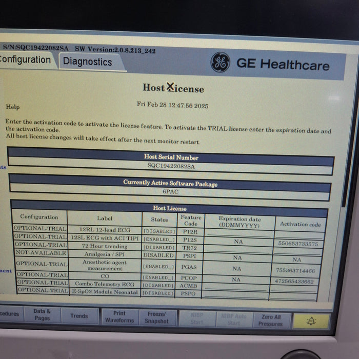 GE Healthcare GE Healthcare Carescape B650 Post Anesthesia Care Patient Monitor Patient Monitors reLink Medical