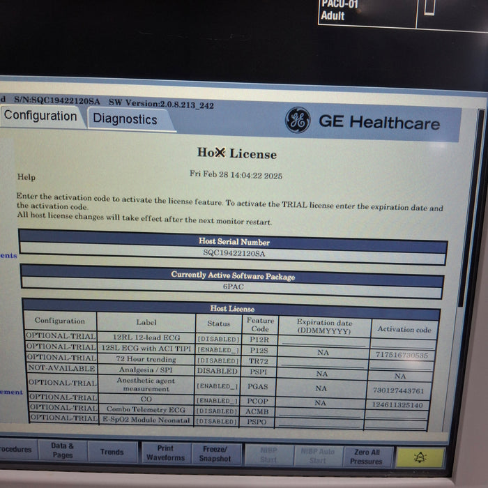 GE Healthcare GE Healthcare Carescape B650 Post Anesthesia Care Patient Monitor Patient Monitors reLink Medical