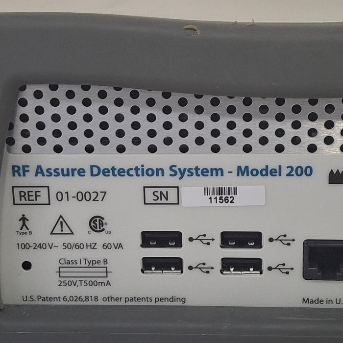 RF Surgical Systems Inc. RF Surgical Systems Inc. RF Assure 200X Detection System Console Surgical Equipment reLink Medical