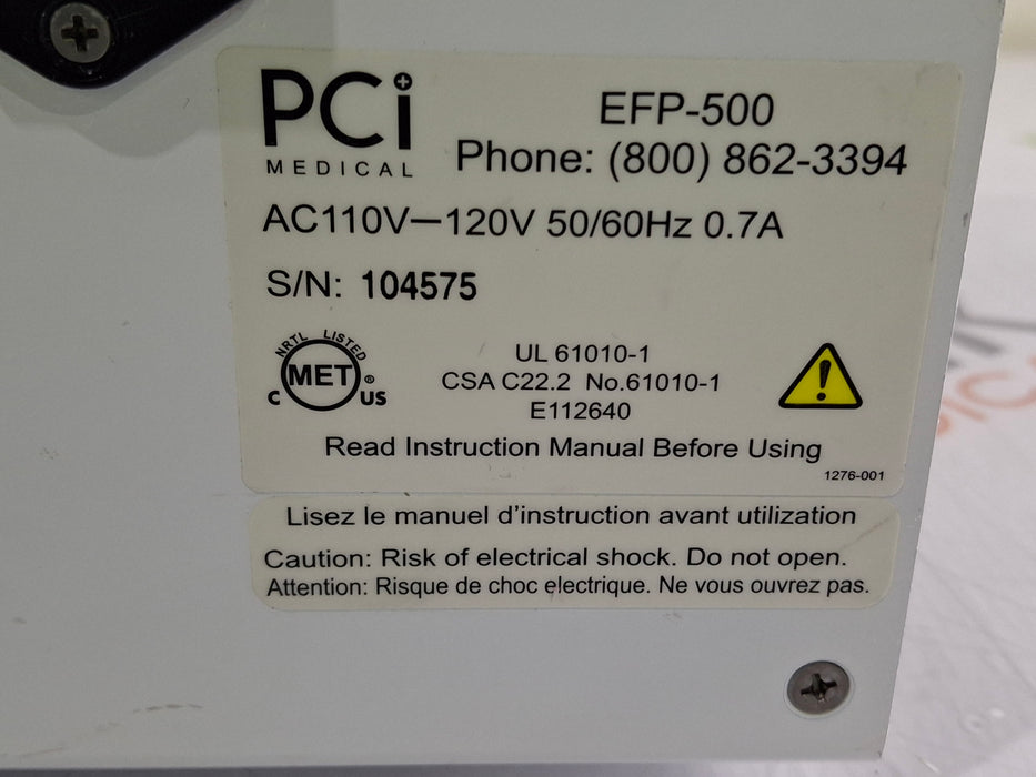 PCI PCI EFP-500 Endo-Flush Surgical Equipment reLink Medical