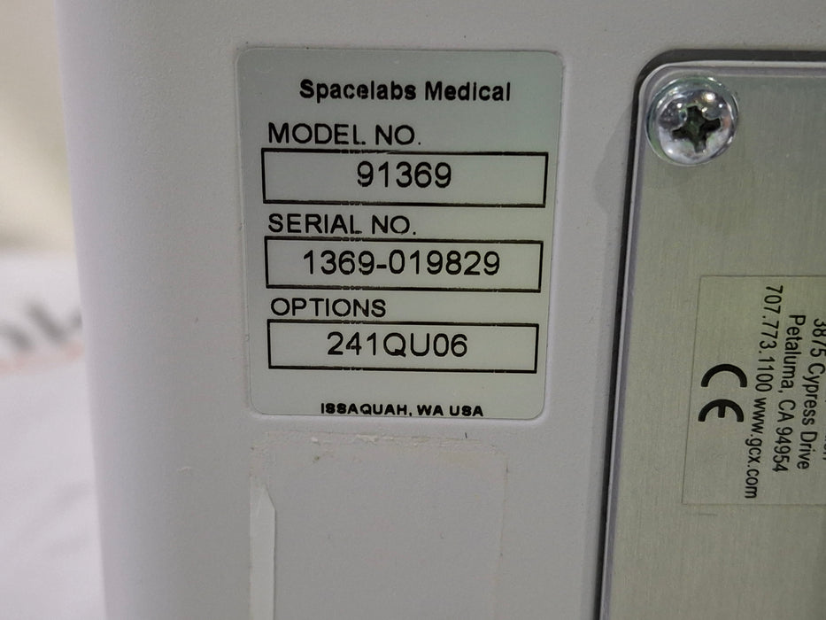 Spacelabs Healthcare Ultraview SL 91369 Monitor