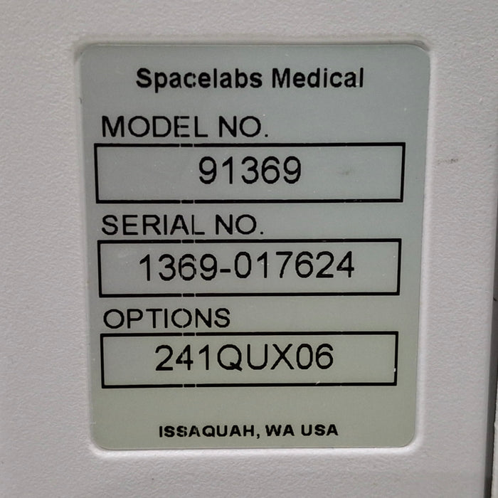 Spacelabs Healthcare Ultraview SL 91369 Monitor