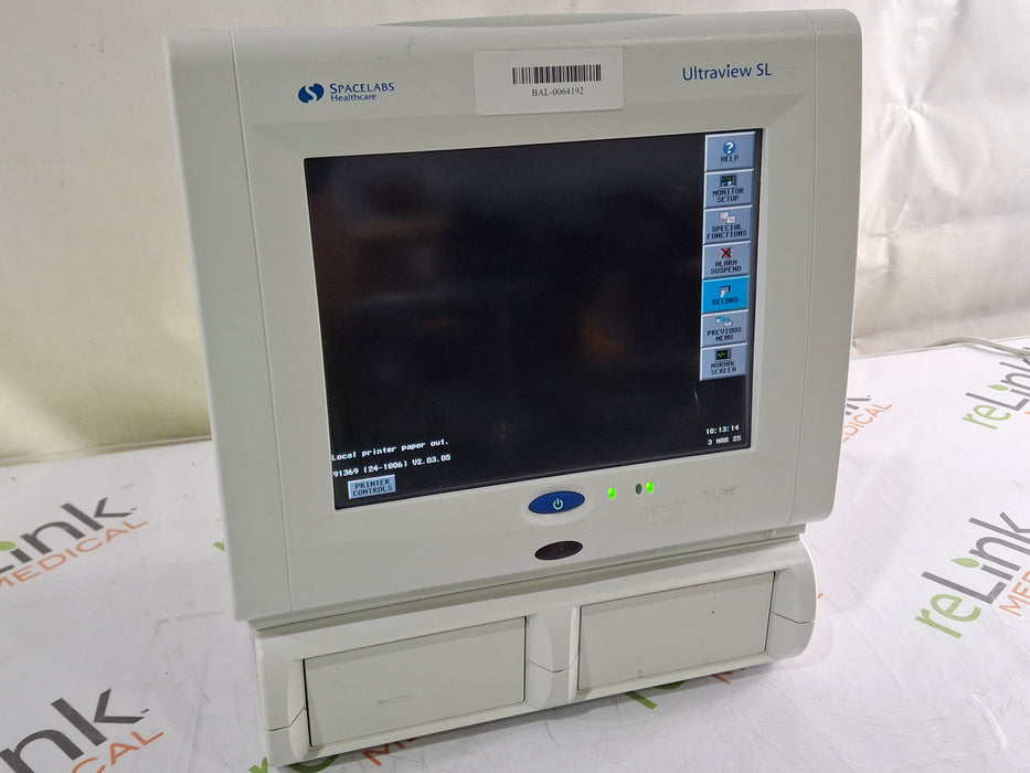 Spacelabs Healthcare Ultraview SL 91369 Monitor