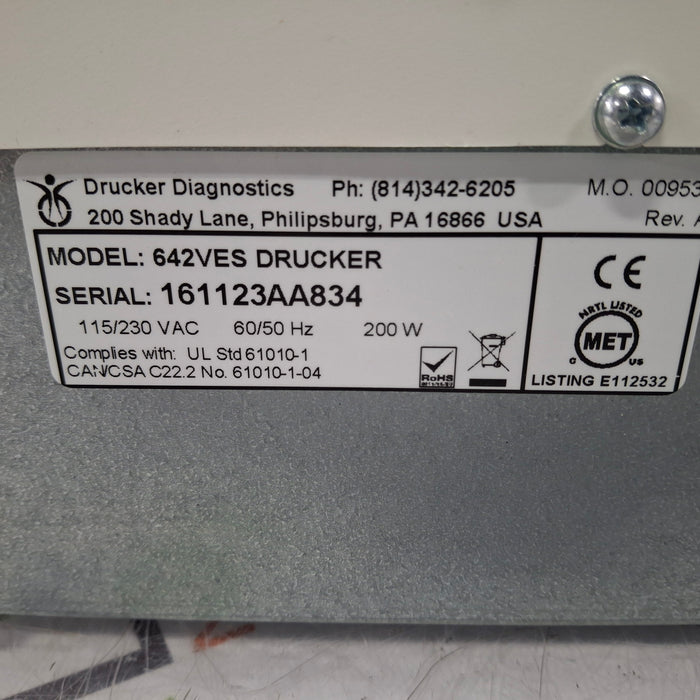 Drucker Diagnostics Drucker Diagnostics 642VES Drucker Centrifuge Centrifuges reLink Medical