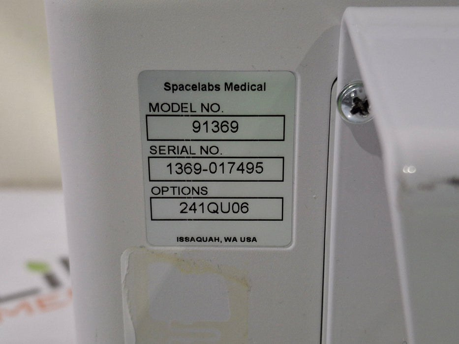Spacelabs Healthcare Ultraview SL 91369 Monitor