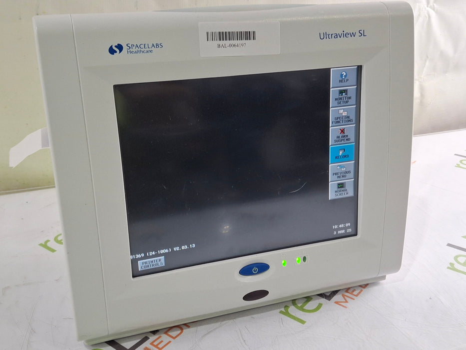 Spacelabs Healthcare Ultraview SL 91369 Monitor