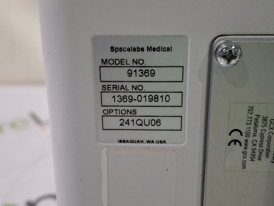 Spacelabs Healthcare Ultraview SL 91369 Monitor