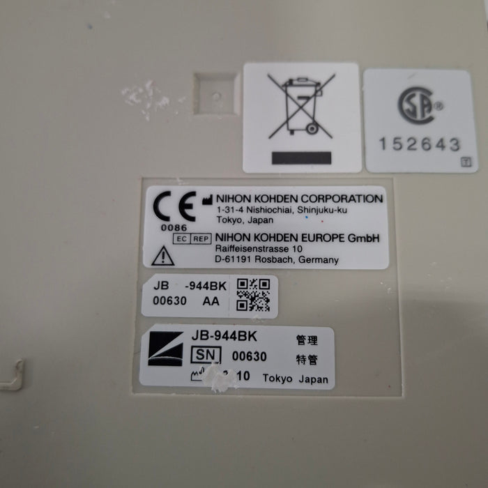 Nihon Kohden Nihon Kohden Neuropack MEB-9400A EMG Measuring System EEG EMG Sleep Systems reLink Medical